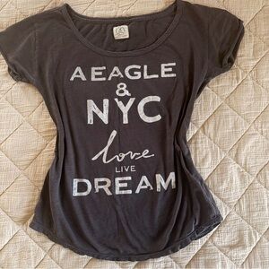 American Eagle Outfitters Vintage Gray Tee